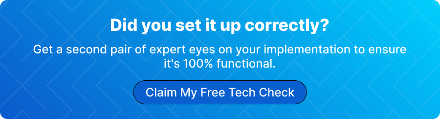 did you setup
